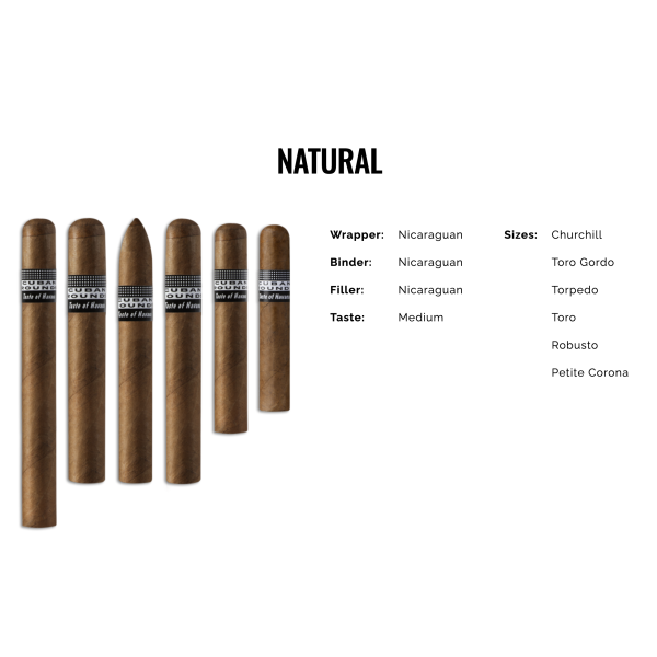 Cuban Rounds Petite Corona Natural "Sealed Fresh" (8/3)