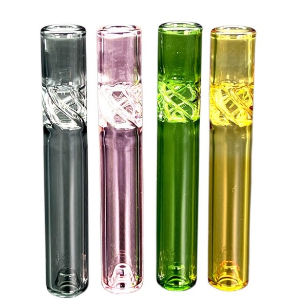 Glass Chillum UK-351 4PK