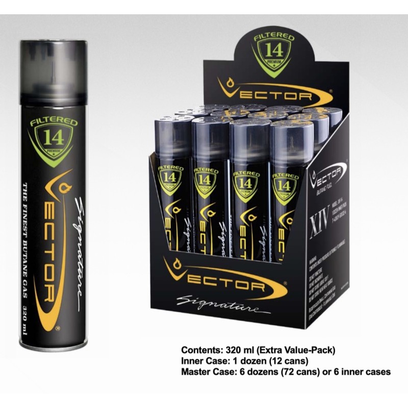 Vector Butane 320ML 12PK