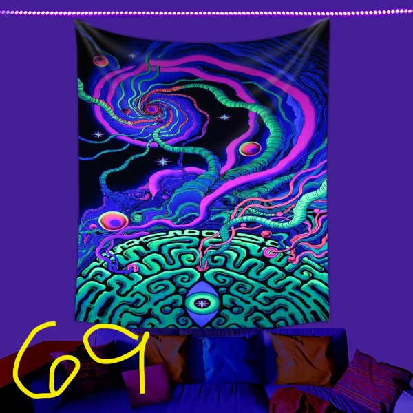 Glow In The Dark Tapestry 95*73CM