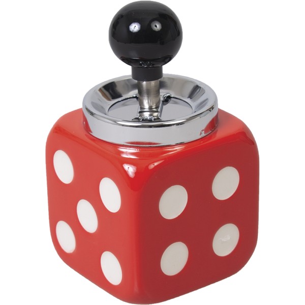 Red Dice Spinning Ashtray (A207)