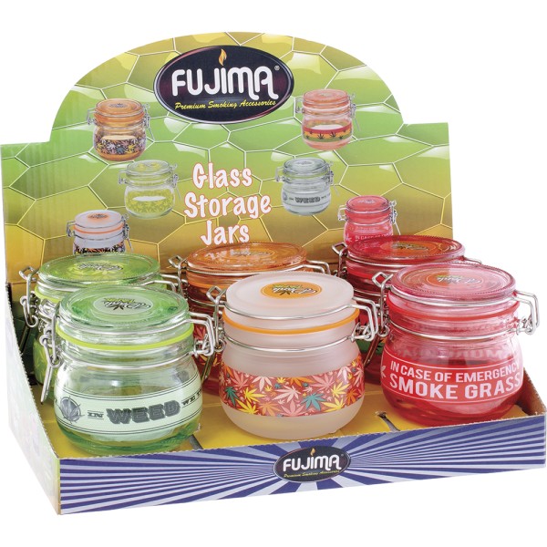 Stash Storage Glass Jars 150ml 6pk (GJD10)