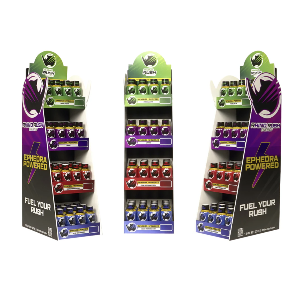 Rhino Rush Energy Display 4BX-12PK