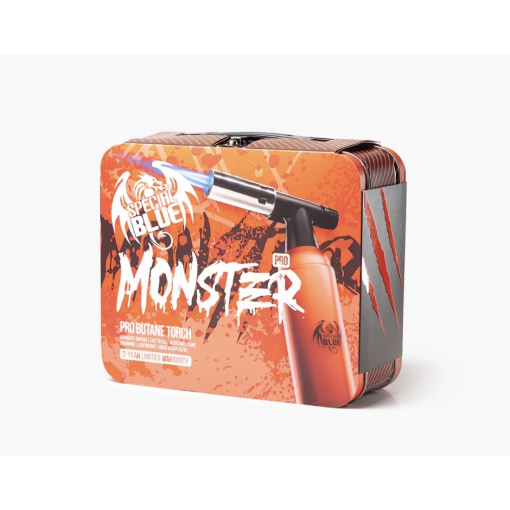Monster Pro Torch Lighter W/ Red Tin