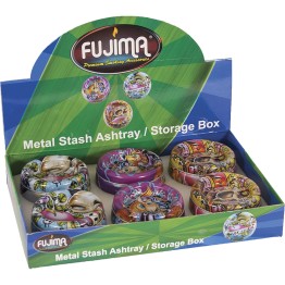 Ashtray Metal Asst 12PK (AS6)