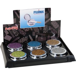 Ashtray Glitter Press 6PK (AS105)