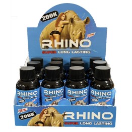 Rhino Super Long Lasting Blue Shots 12PK