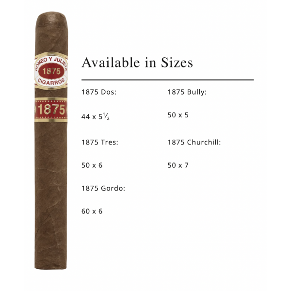 1875 Romeo Y Julieta Bullys 15/Box (Red BX)