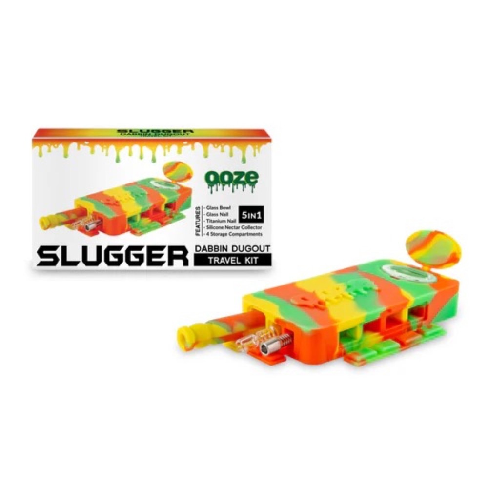 Ooze Slugger Dugout Silicone Kit (5 In 1) Rasta