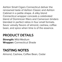 Ashton Connecticut Cigarillo 10/10PK 100CT