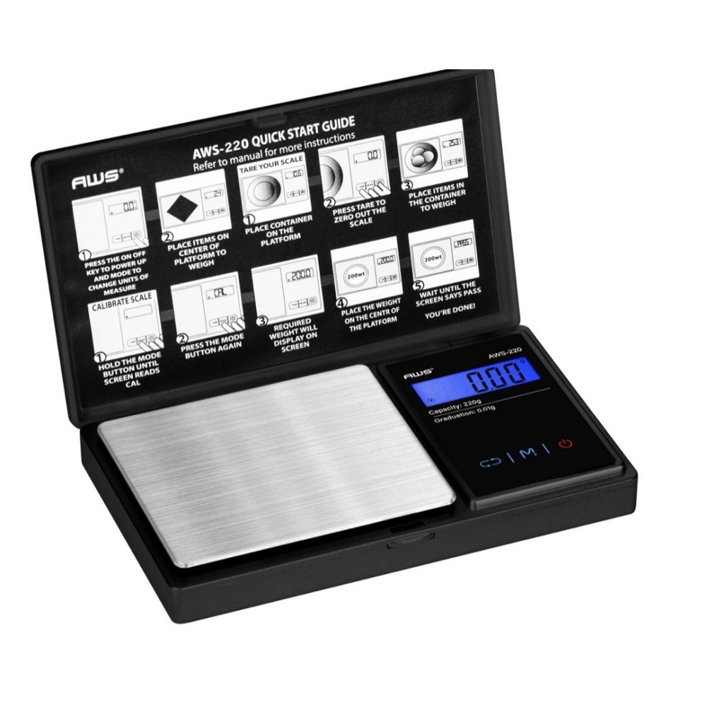 AWS 220G Digital Pocket Scale