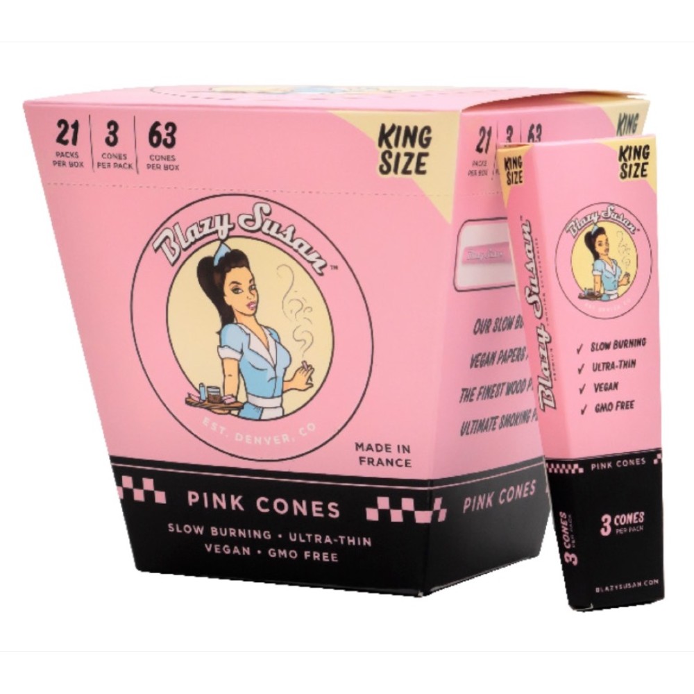 Blazy Susan Pink Cones KS (21/3/63)