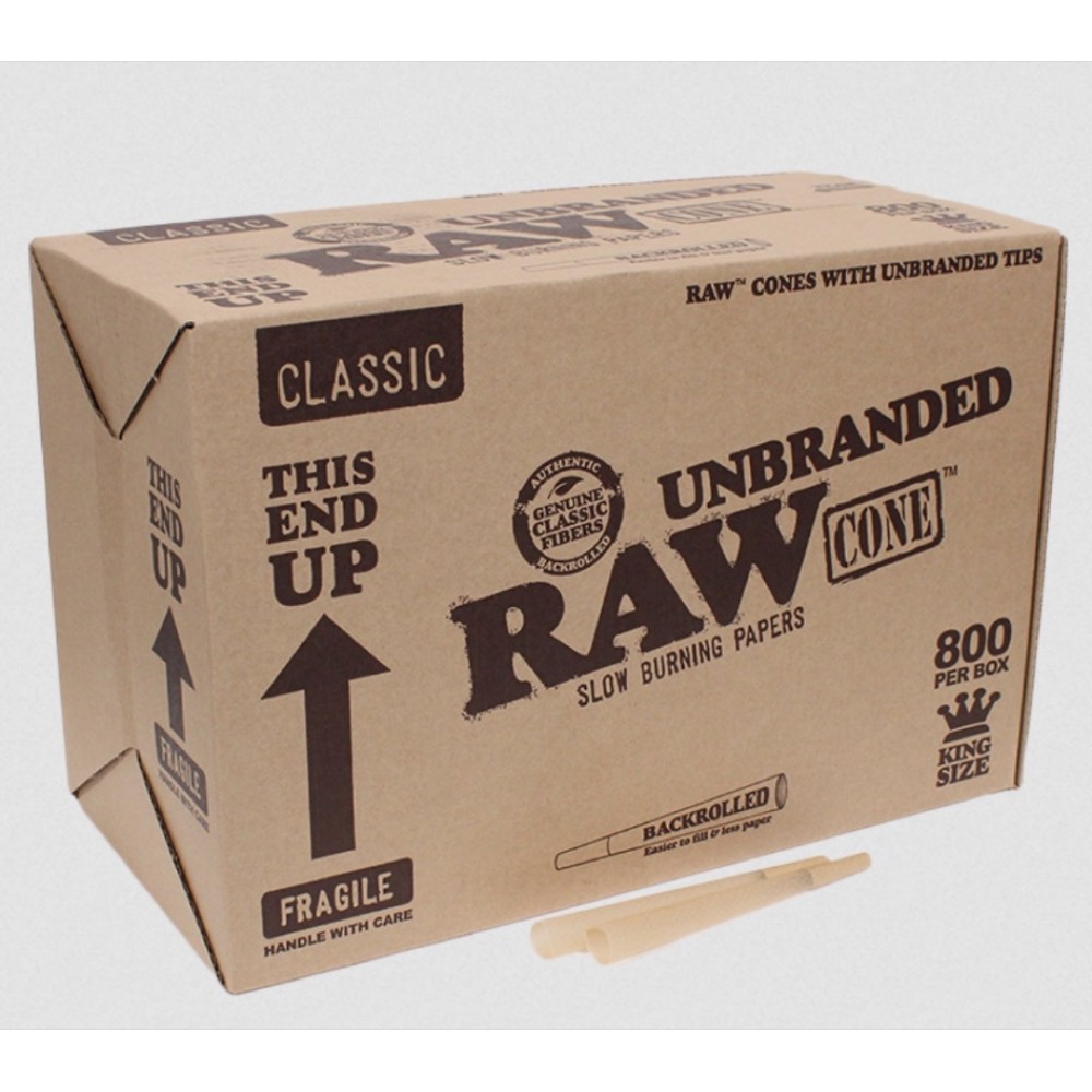 Raw Classic Cones KS Unbranded 800CT