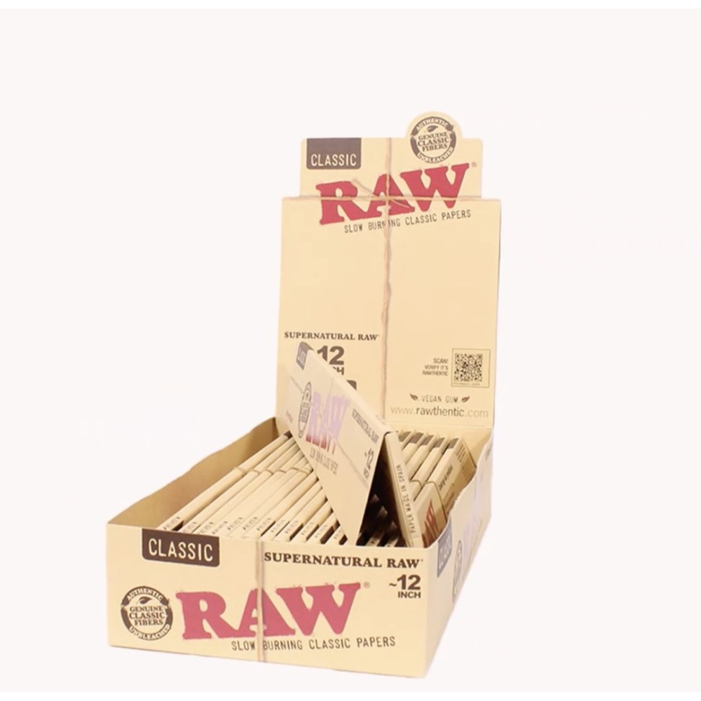 Raw Classic Super Natural 12IN 20CT