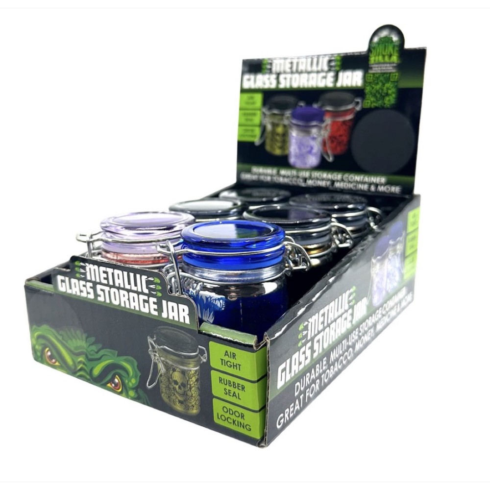 SM Glass Jar Clasp 6PK (25060)