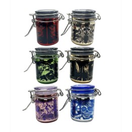 SM Glass Jar Clasp 6PK (25060)