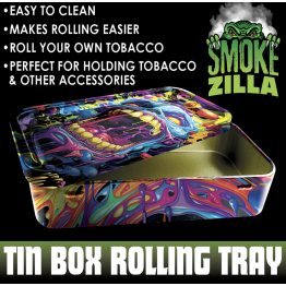 Tin Box Rolling Tray 8CT (25021)