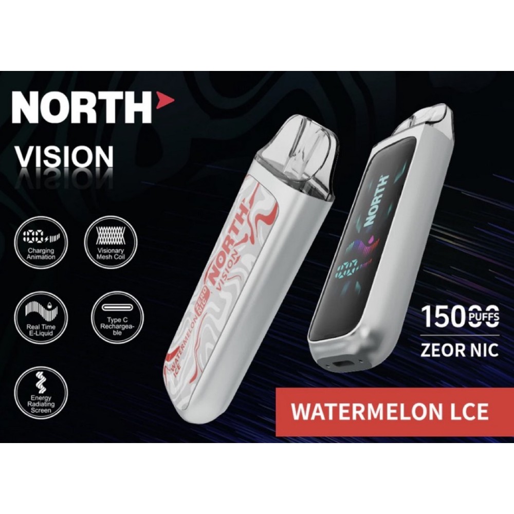 North Vision Zero Nicotine 15K 5PK