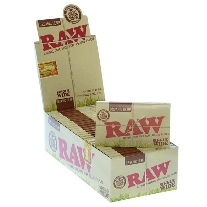 Raw Classic Single Wide Rolling Papers 25PK