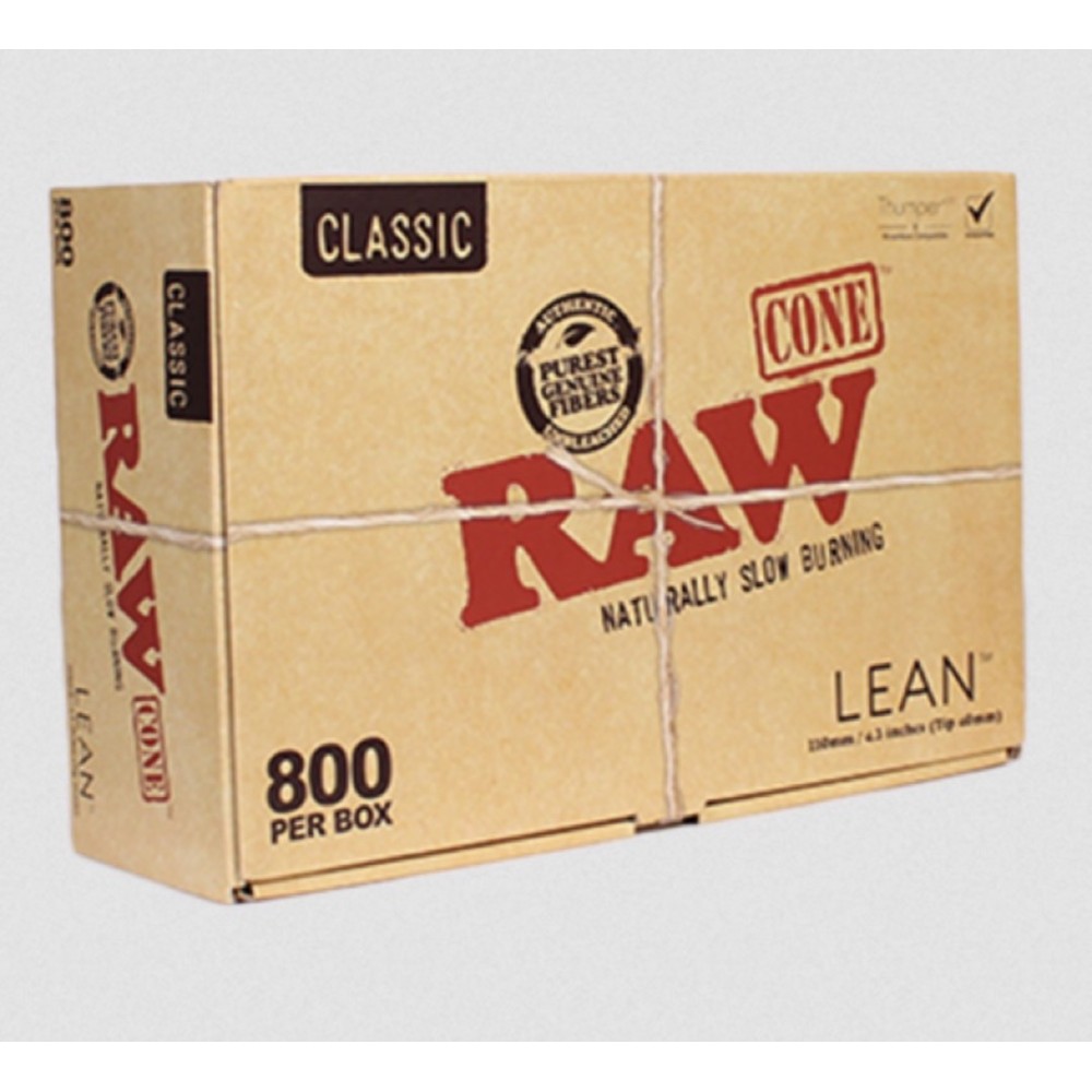 RAW CLASSIC LEAN 109MM/40MM CONES 800CT