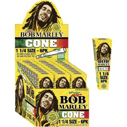 Bob Marley Pre-Rolled Cones 1 1/4 (33CT-6PK)