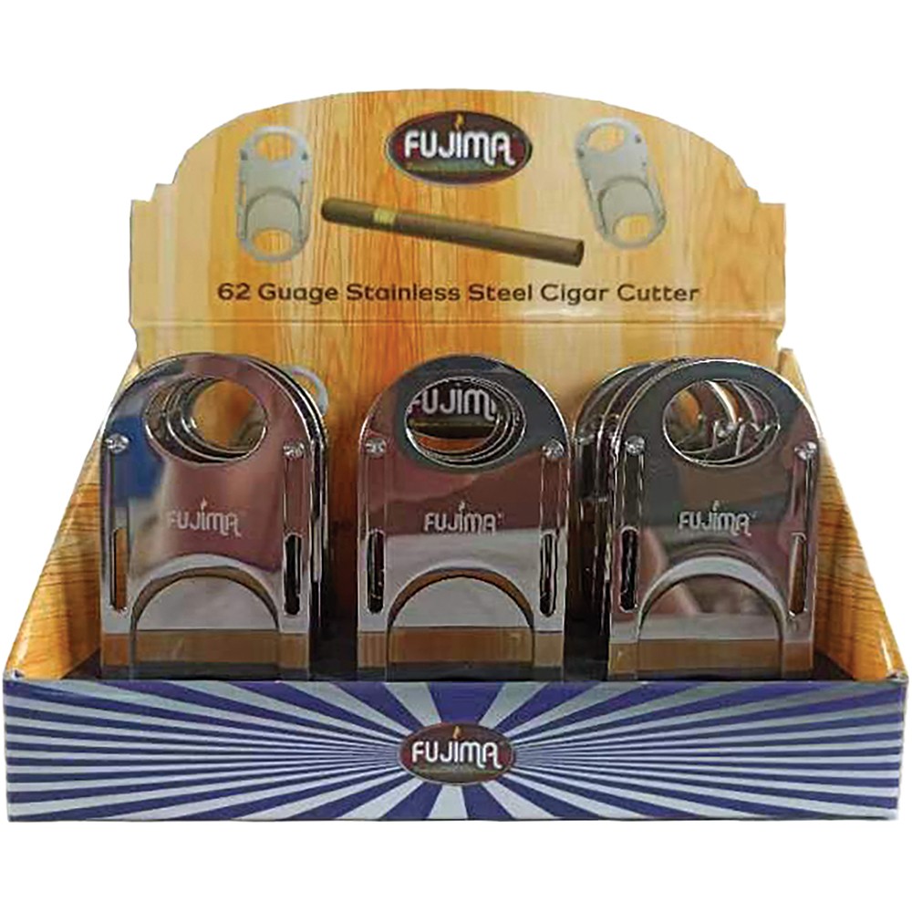 Cigar Cutter Stainless 62G 12CT (CUT74)