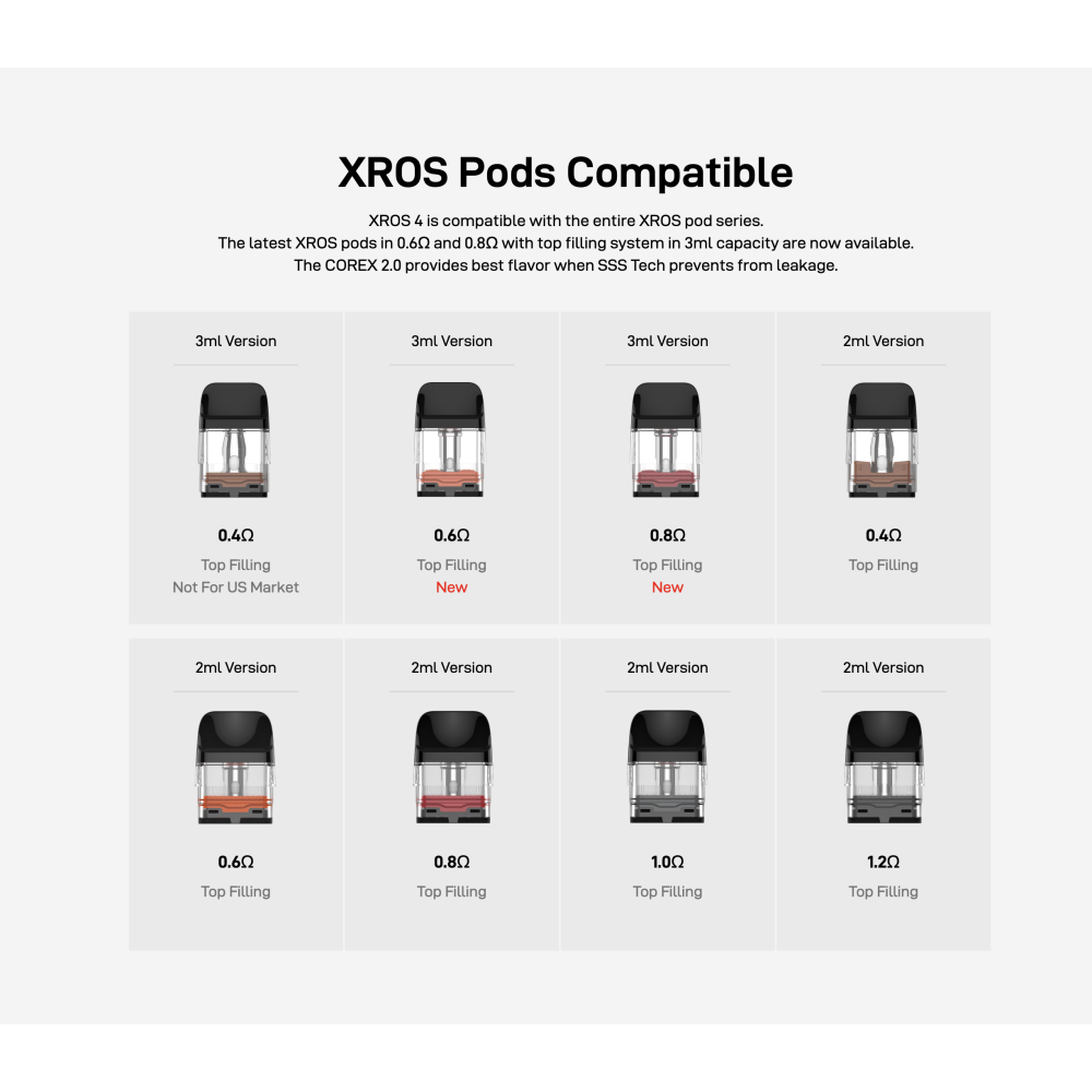 Xros Pod 3ML 4PK