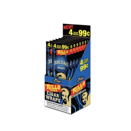 Zig Zag Cigar Wrap Rillo Size PP1.29 4PK-15CT