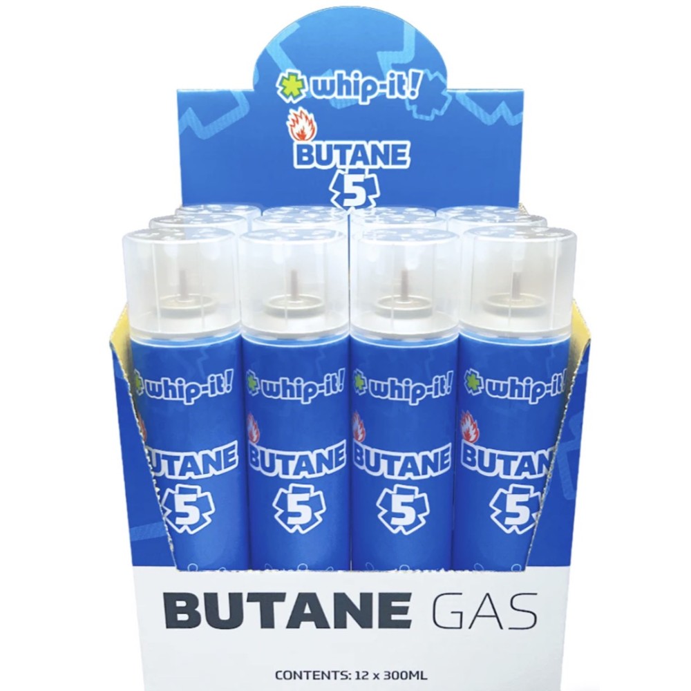 Whip-It! Butane 5X 300ML (Blue) 12CT