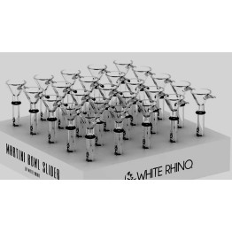 White Rhino Martini Bowl Silder 25CT