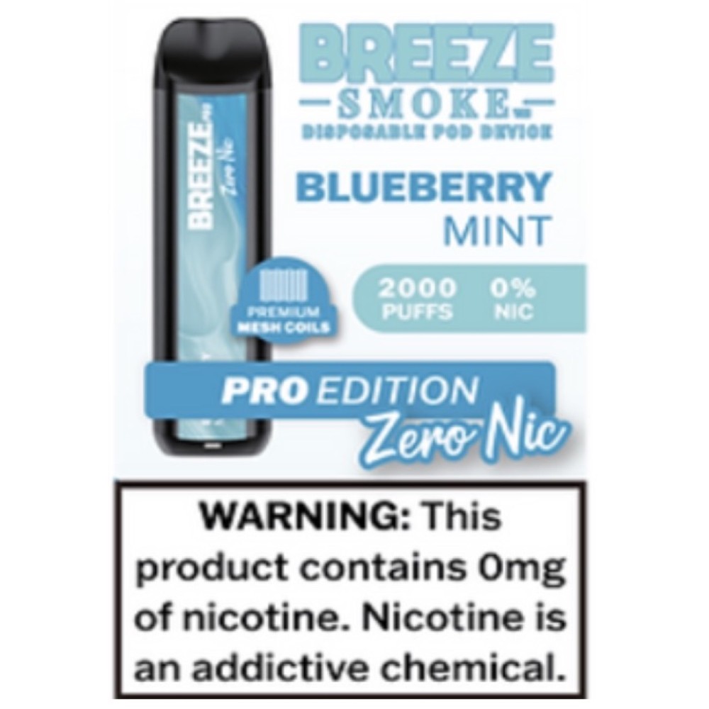 Breeze Pro 2K ZERO NIC Disposable 10PK