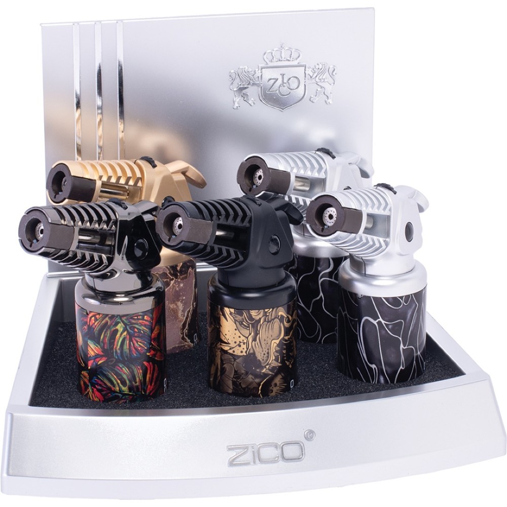 Zico ZD-122 Torch Lighter 5CT