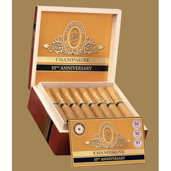 Perdomo 10th Anniv. Champagne Extra Corona 25/BX