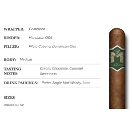 Macanudo M Irish Cream Robusto 20/BX