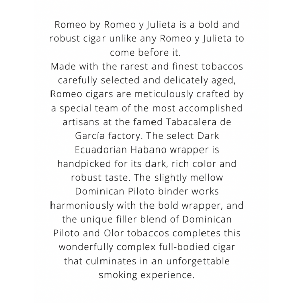 Romeo By Romeo Y Julieta 20/BX