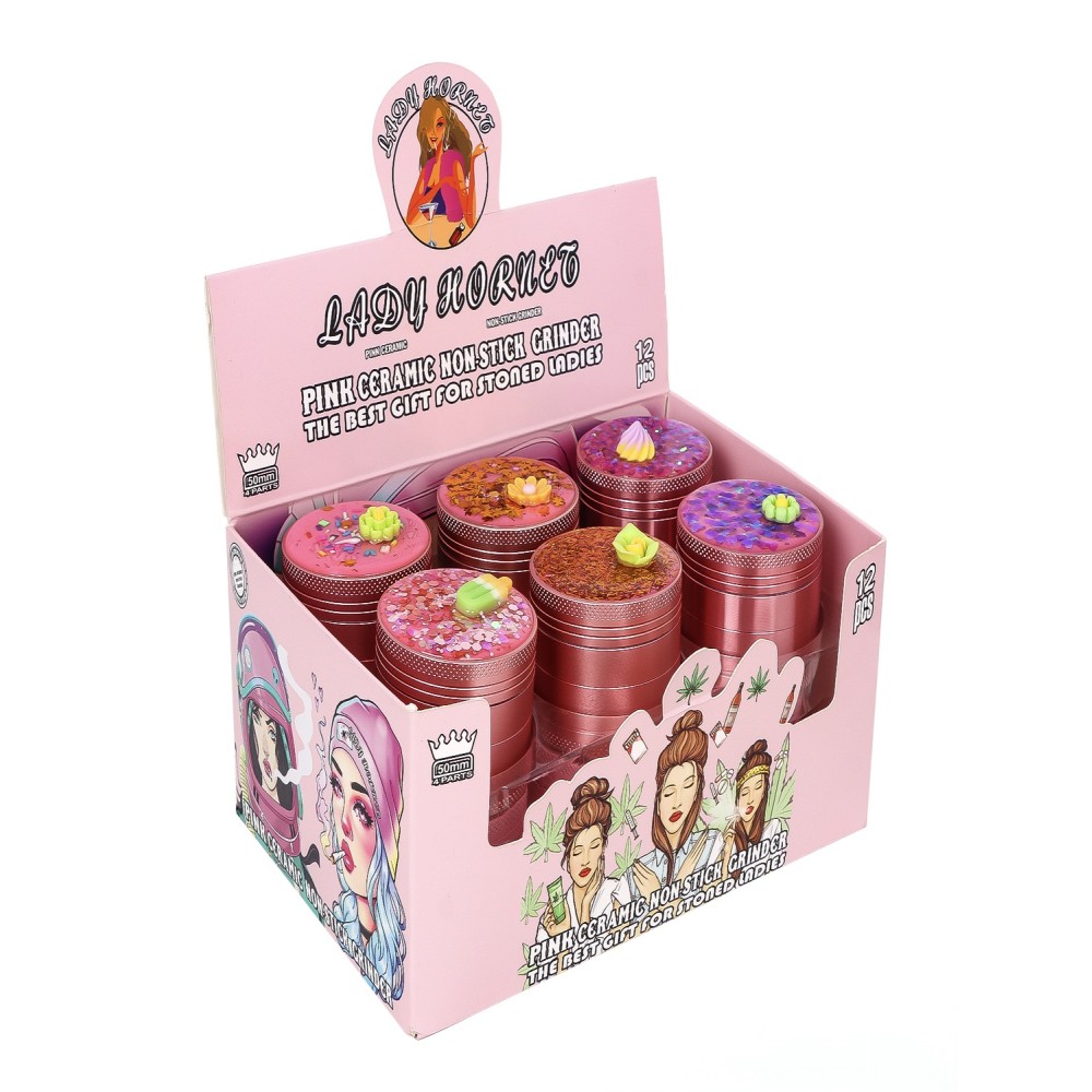 Grinder Ceramic Aluminum Alloy 4 Parts 50mm GSI403