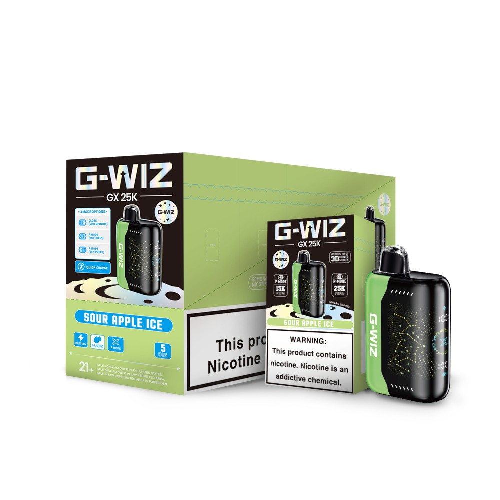 G-Wiz 25K Puffs 5pk