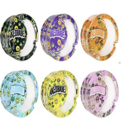 Premium Glass Ashtray Baked Babe 6CT