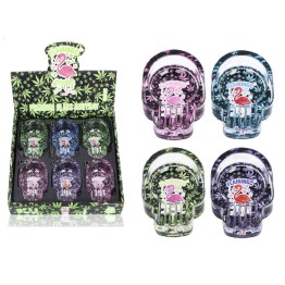 Premium Glass Ashtray Flamingo Stone 6CT