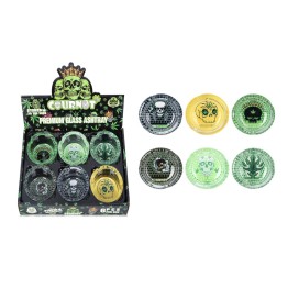 Premium Glass Ashtray COURNOT 6CT