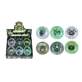 Premium Glass Ashtray COURNOT 6CT