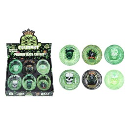 Premium Glass Ashtray COURNOT 6CT