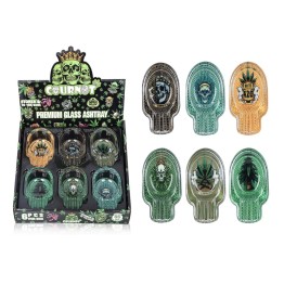 Premium Glass Ashtray COURNOT 6CT