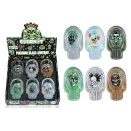 Premium Glass Ashtray COURNOT 6CT