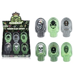 Premium Glass Ashtray COURNOT 6CT