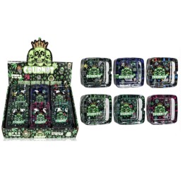 Premium Glass Ashtray COURNOT 6CT