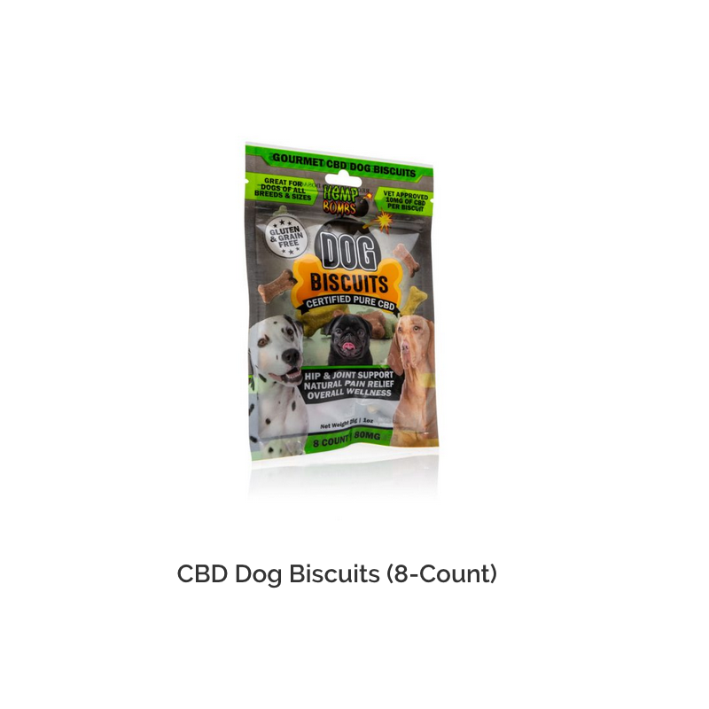 HB CBD Dog Biscuits (8-Count)