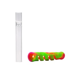 Silicone Glass Chillum