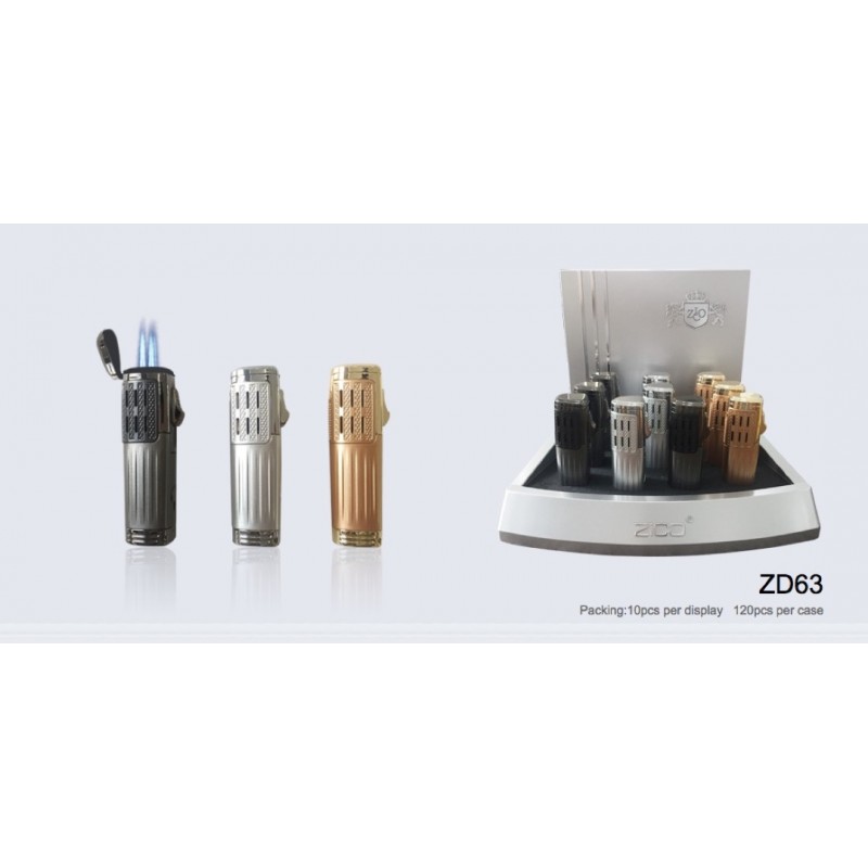 Zico ZD-63 Torch Lighter 10/Display