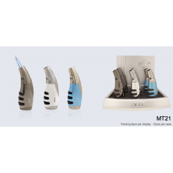 Zico MT-21 Single Torch Lighter 6pk